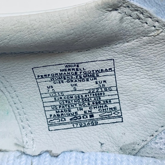 Merrell Select Fresh White Leather Slip On Shoe - Picture 6 of 14